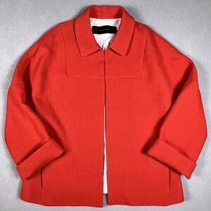 Zara Red Blazer Jacket Size S